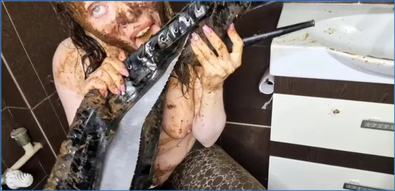 Dinner in an Abandoned Restaurant or Shit 5 - Fetish from Russia - shit porn video at ShitSlaves.com