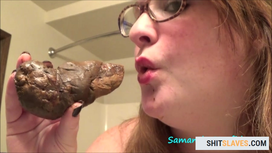 SamanthaStarfish - Filthy Scat Eater! - Amateur, Eat [HD 720p] (508 MB) BBW