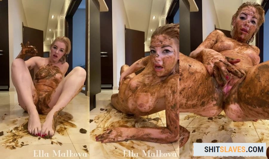 Scat Ella - Ultimate Smearing + Pee and Poop Directly on Face [UltraHD 2K] (642 MB)