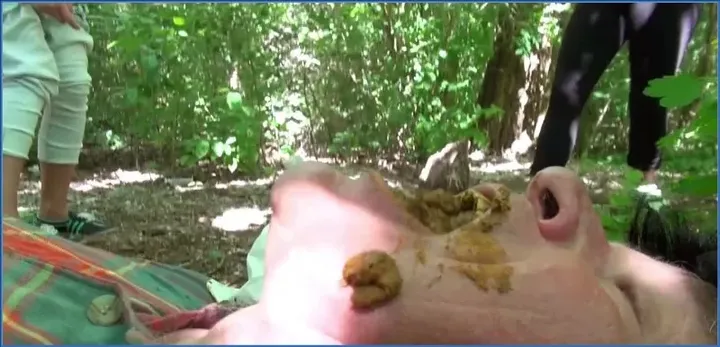 Lady Amy: Scatqueens Lady Lucy in the Wood P1 - shit porn video at ShitSlaves.com