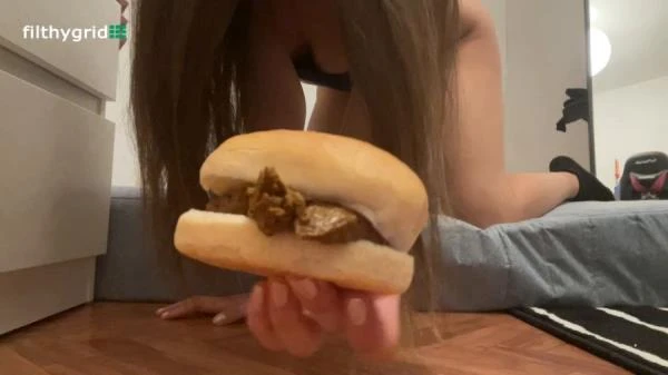 HarleeReed28 - Are You Ready For My Delicious Scatburgers? - Defecation, Eat Shit [FullHD 1080p] (452 MB) Pooping