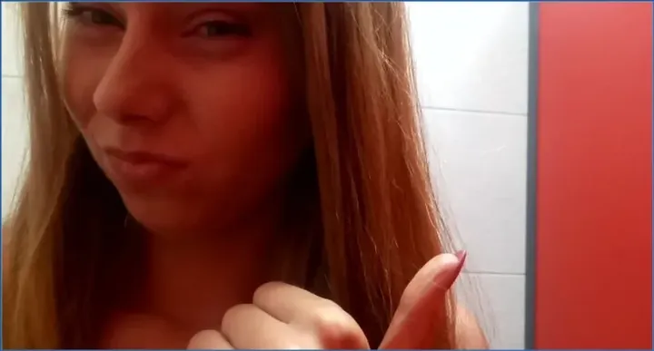 Sarah: HotDirtyIvone - She Is Pooping in Public Toilet (Scat-Shop) - popular scat video at ShitSlaves