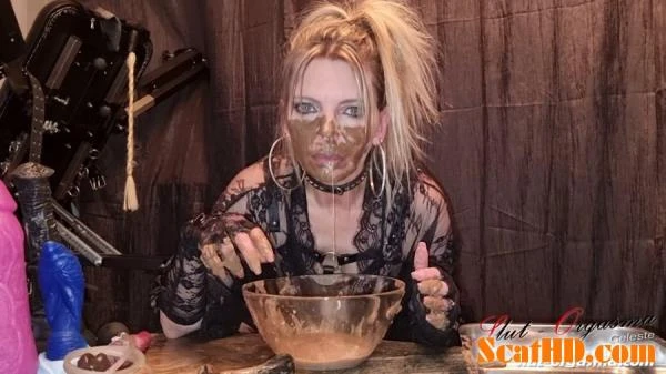 SlutOrgasma - Scat swallowing and puke show [FullHD 1080p] (1.72 GB)