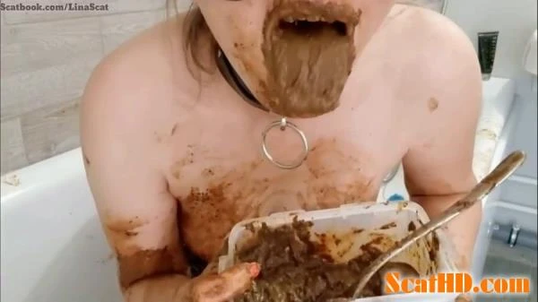 ScatLina - Bathroom Scat Play [FullHD 1080p] (3.35 GB)