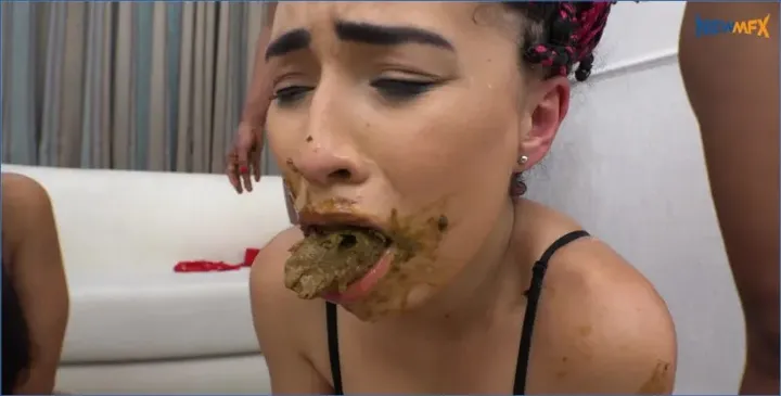 Dirty Talking Shit - Morena Ros in Special Christmas Dinner - shit porn video at ShitSlaves.com
