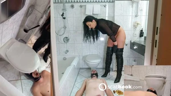 Mistress Luciana - Dumme Versagertoilette im Hotel - Germany, Scat [HD 720p] 67.7 MB