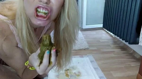 Eating Pooo - Defecation, Solo, Blonde [FullHD 1080p] 1.06 GB