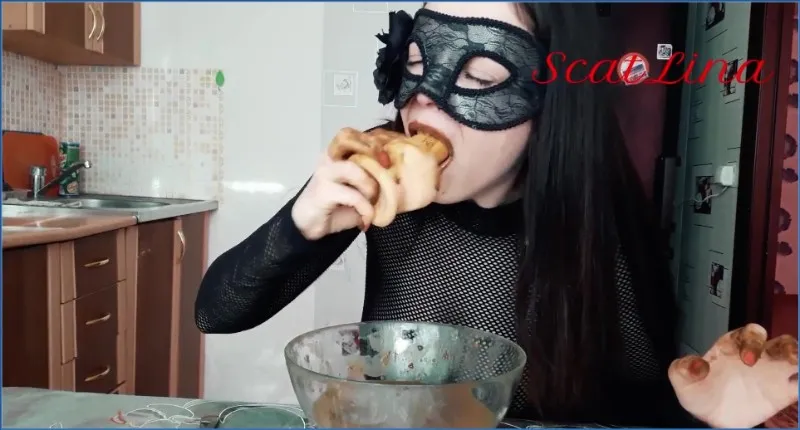 ScatLina - Soup With Shit - Scat Lina - shit porn video at ShitSlaves.com