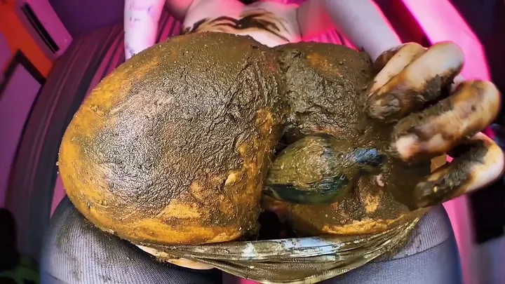 Sweet Betty Sinks into a Low Squat for a Gentle Solo Brown Drop - shit porn video at ShitSlaves.com