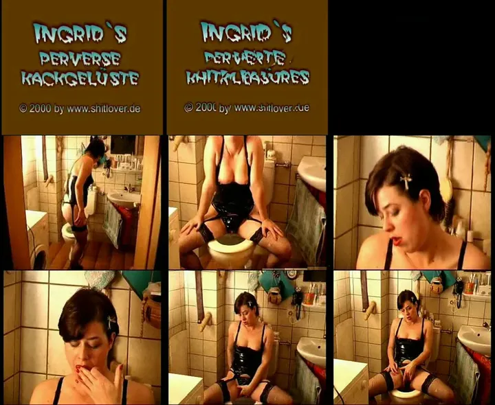 Ingrid Dominates with German Scat and Shit Eating - Human Toilet Play - shit porn video at ShitSlaves.com