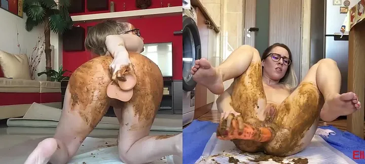 Ella Gilbert and Josslyn Kane Dive Deep into Lesbian Scat Play - shit porn video at ShitSlaves.com