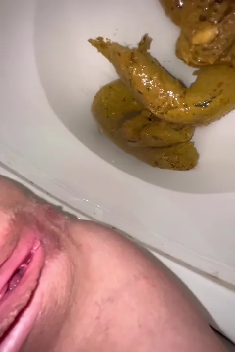 Caught Peeping, Deep Impact Unleashes a Bold Stream of Pee and Poop - shit porn video at ShitSlaves.com